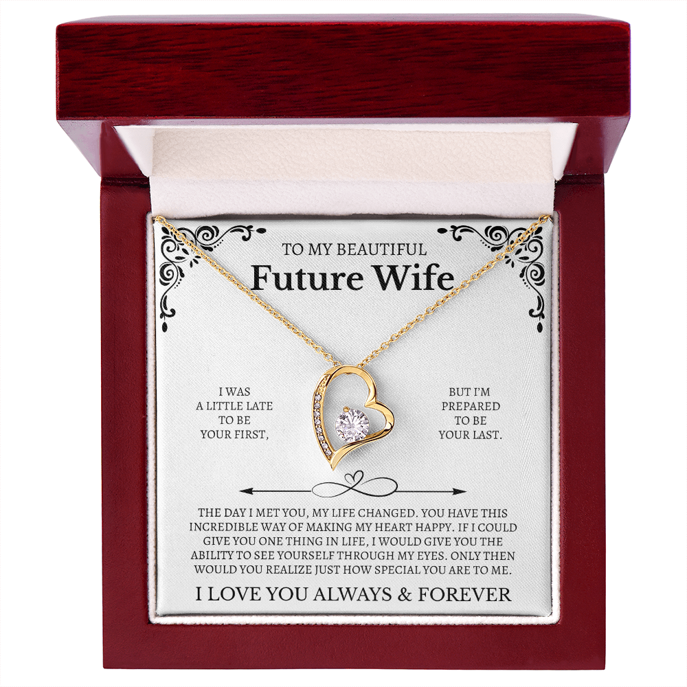 To My Beautiful Future Wife | Forever Love Necklace