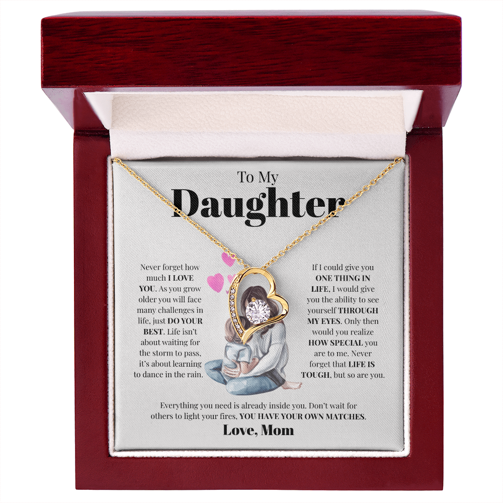 To My Daughter from Mom | Forever Love Necklace