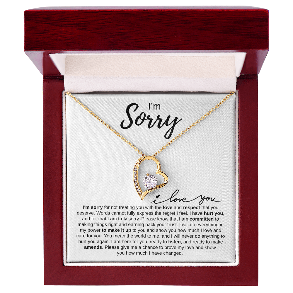 I'm Sorry | Forever Love Necklace