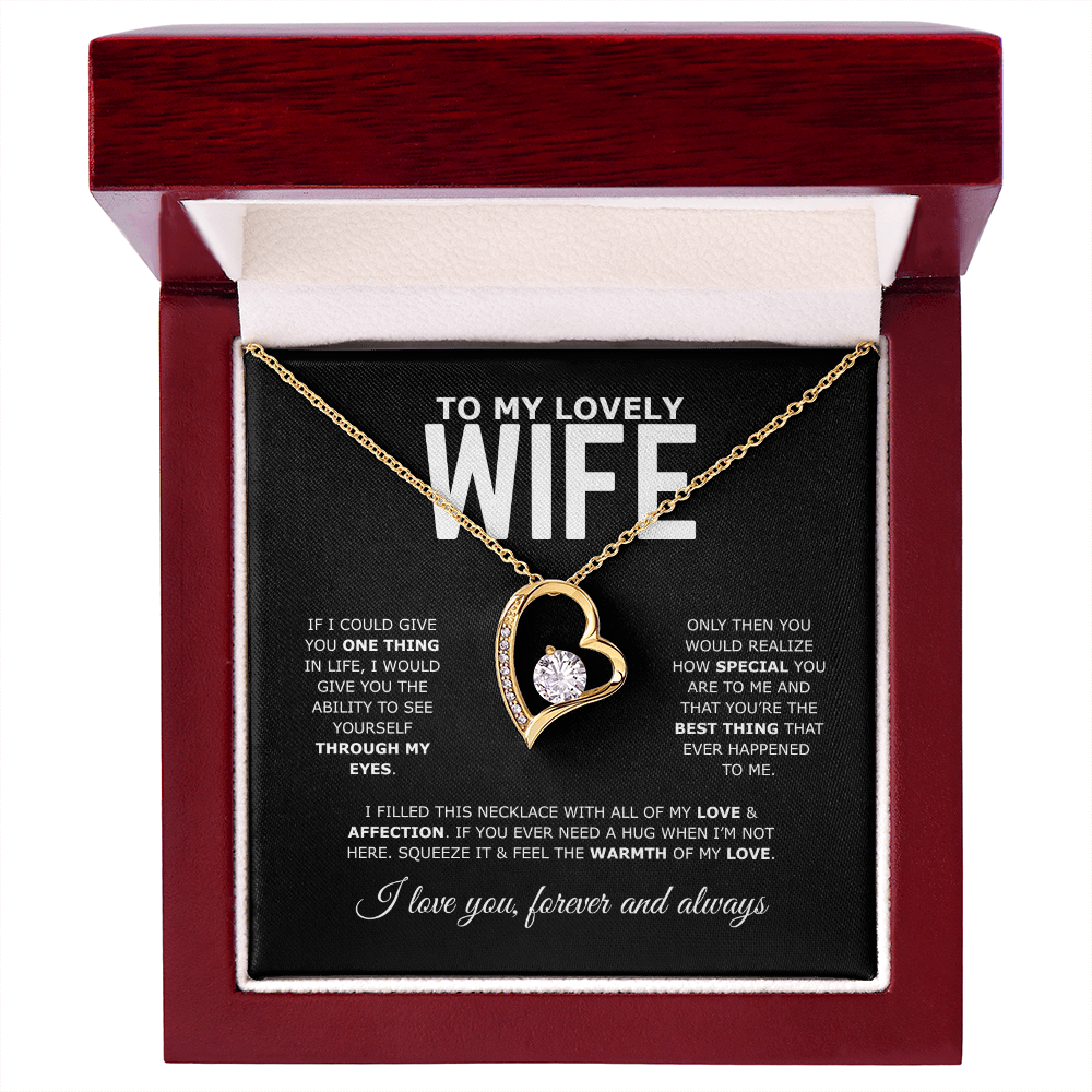 To My Lovely Wife | Forever Love Necklace