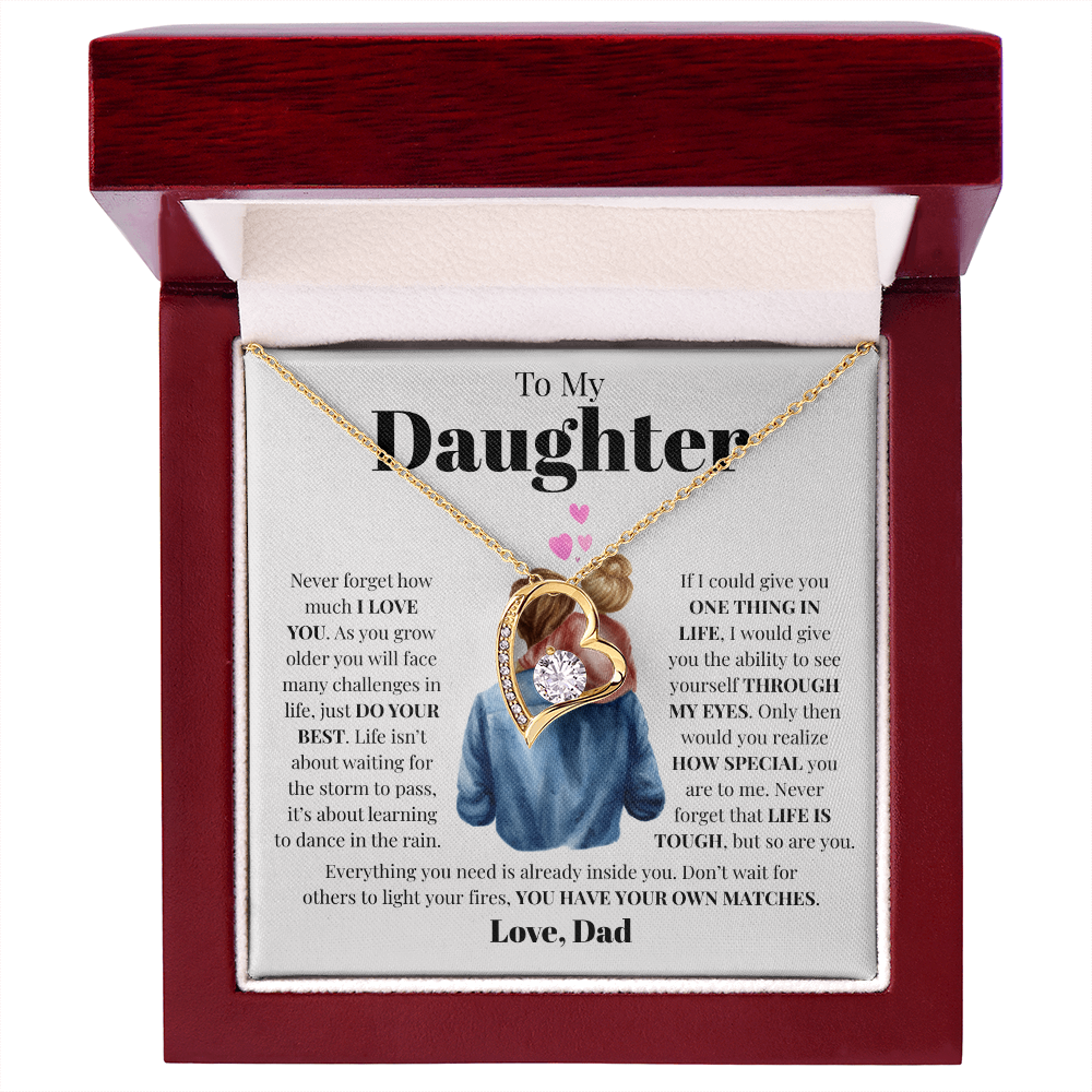 To My Daughter | Forever Love Necklace