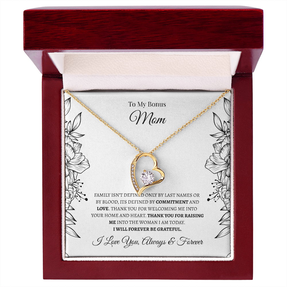 To My Bonus Mom | Forever Love Necklace