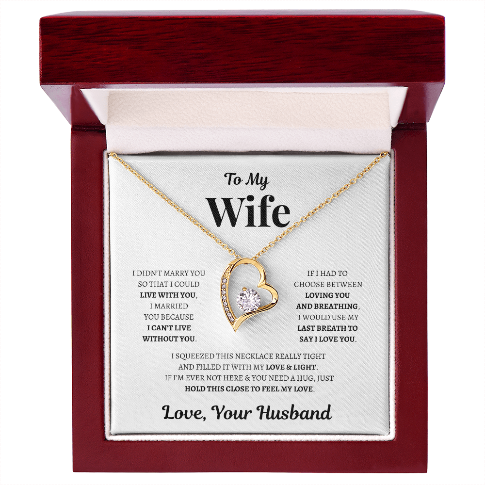To My Wife | Forever Love Necklace