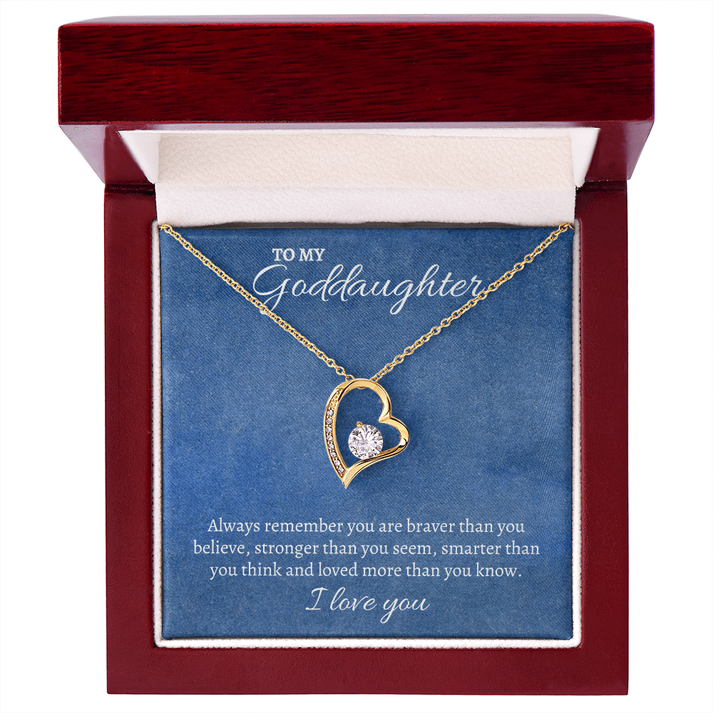 To My Goddaughter | Forever Love Necklace