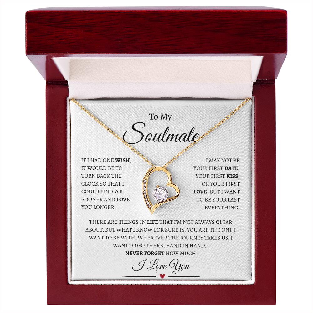 To My Soulmate | Forever Love Necklace