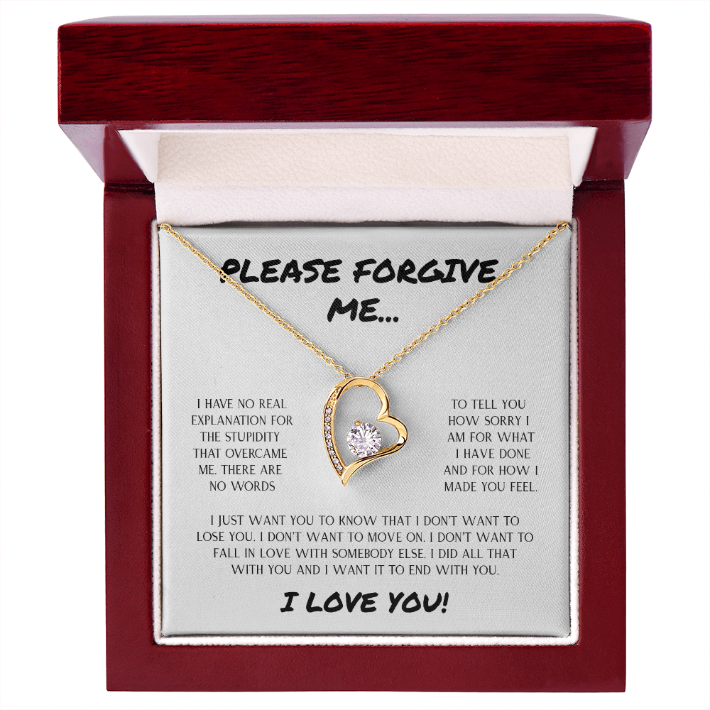 Please Forgive Me | Forever Love Necklace