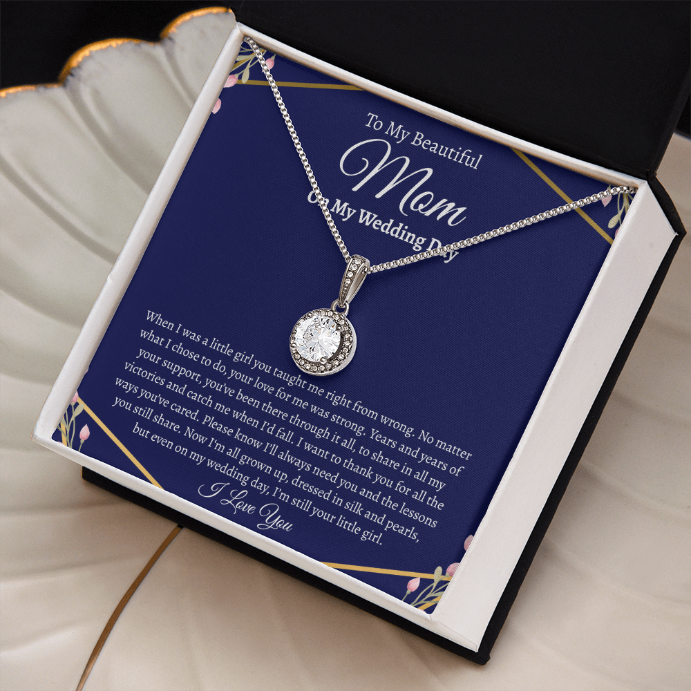 To My Beautiful Mom on my Wedding Day | Eternal Hope Necklace