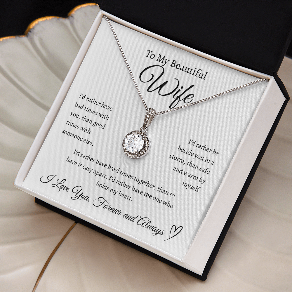 To My Beautiful Wife | Eternal Hope Necklace