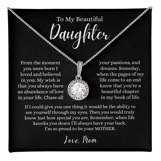 To My Beautiful Daughter |  Eternal Hope Necklace