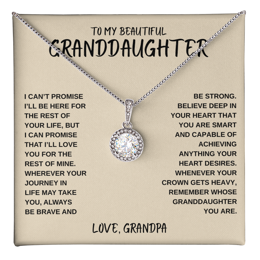 To My Beautiful Granddaughter | Eternal Hope Necklace