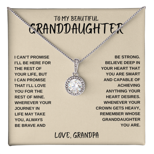To My Beautiful Granddaughter | Eternal Hope Necklace