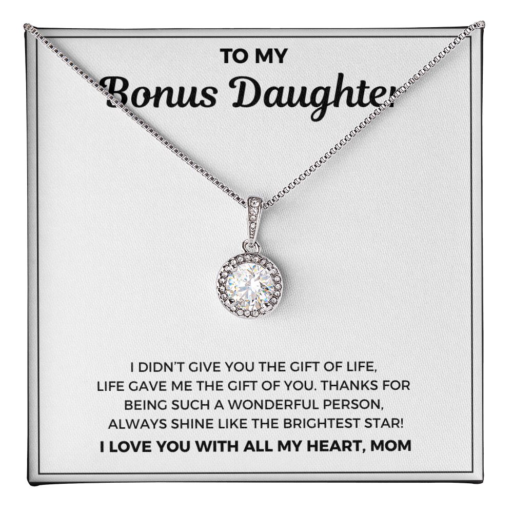 To My Bonus Daughter | Eternal Hope Necklace