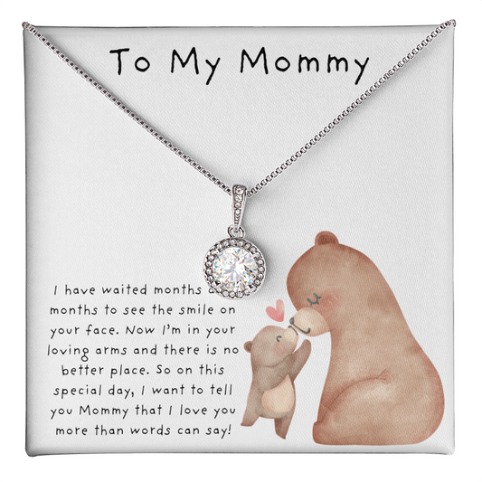 To My Mommy Bear Kiss | Eternal Hope Necklace