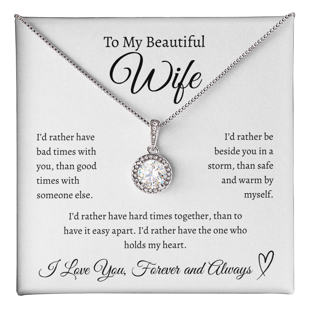 To My Beautiful Wife | Eternal Hope Necklace