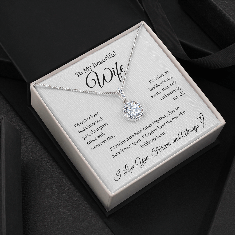 To My Beautiful Wife | Eternal Hope Necklace