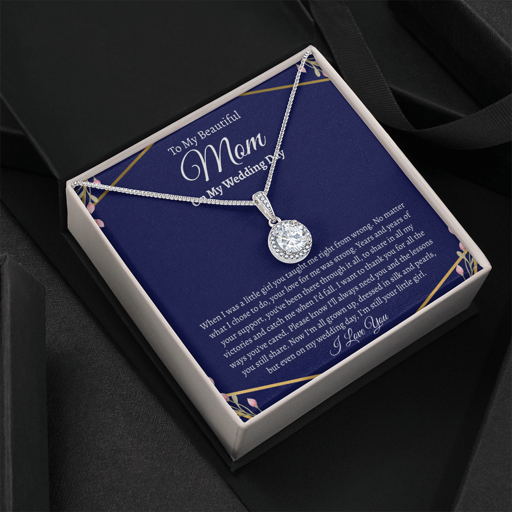 To My Beautiful Mom on my Wedding Day | Eternal Hope Necklace