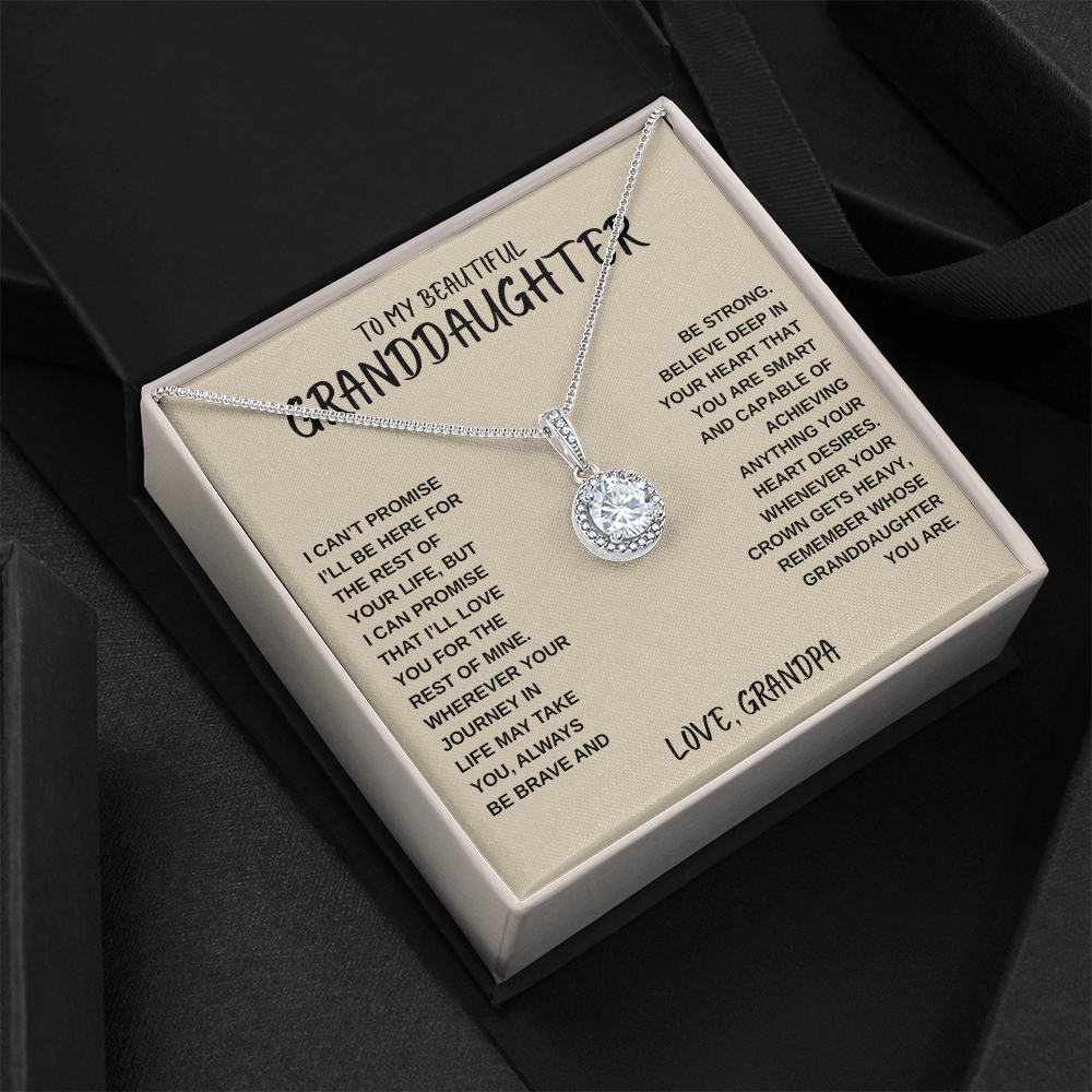 To My Beautiful Granddaughter | Eternal Hope Necklace