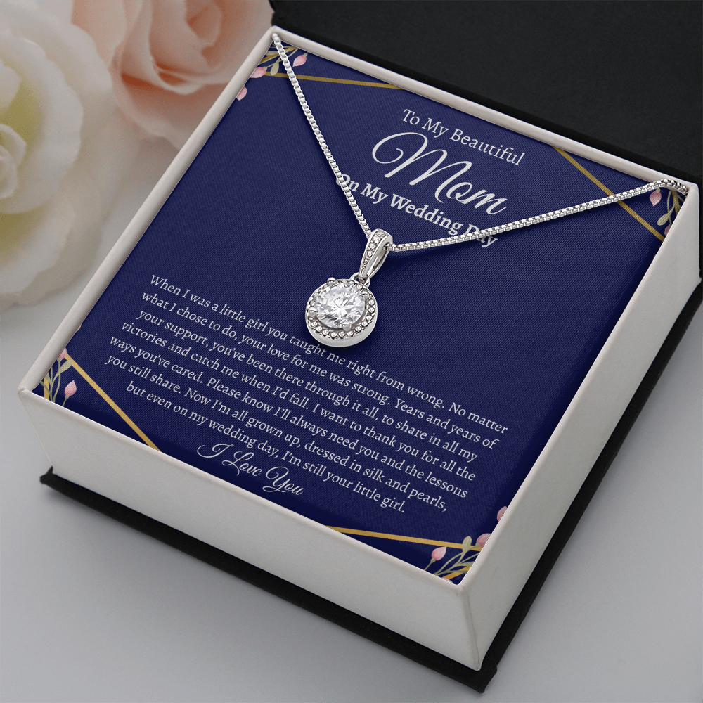 To My Beautiful Mom on my Wedding Day | Eternal Hope Necklace