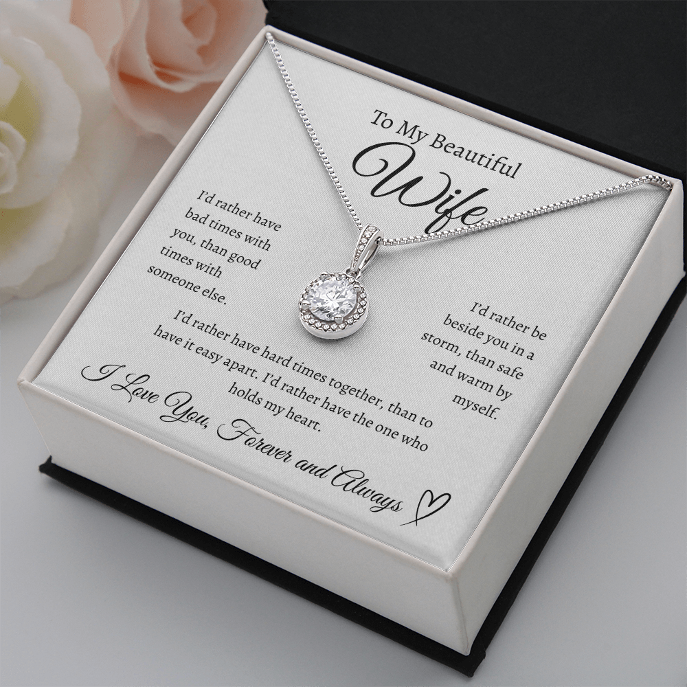 To My Beautiful Wife | Eternal Hope Necklace