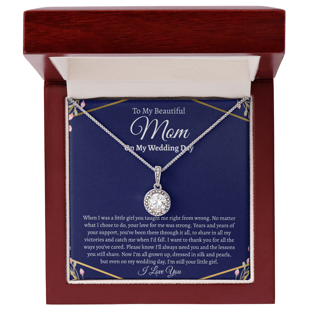 To My Beautiful Mom on my Wedding Day | Eternal Hope Necklace
