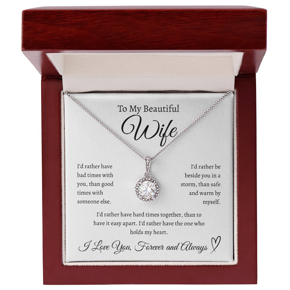 To My Beautiful Wife | Eternal Hope Necklace