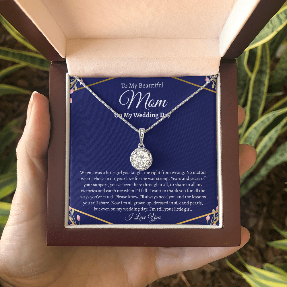 To My Beautiful Mom on my Wedding Day | Eternal Hope Necklace