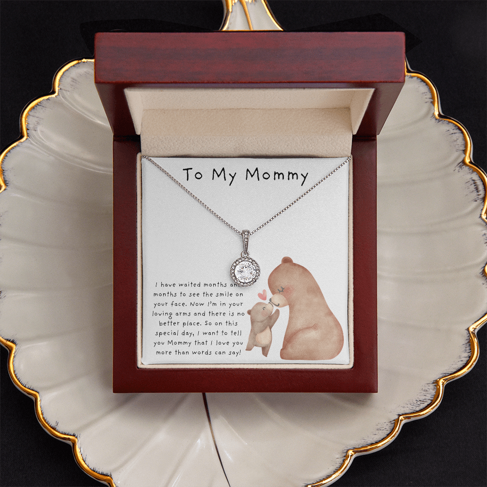 To My Mommy Bear Kiss | Eternal Hope Necklace