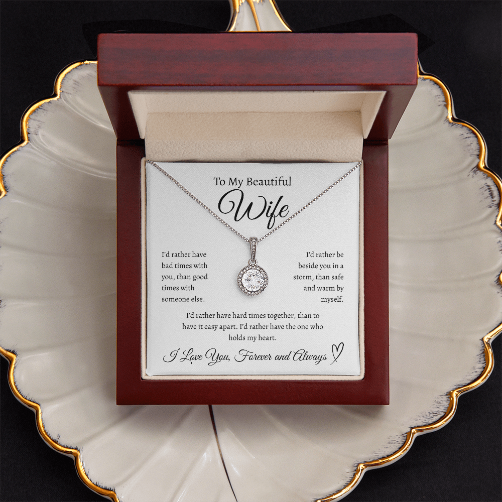 To My Beautiful Wife | Eternal Hope Necklace