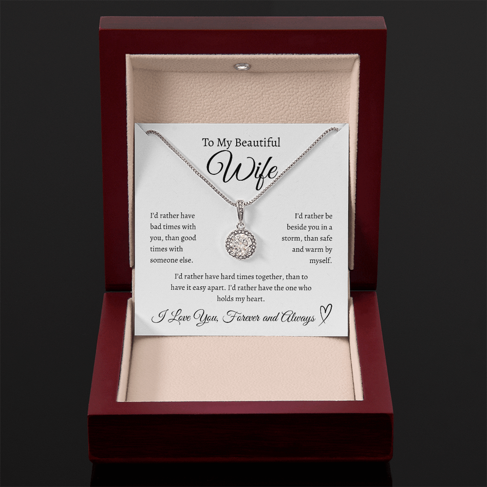 To My Beautiful Wife | Eternal Hope Necklace