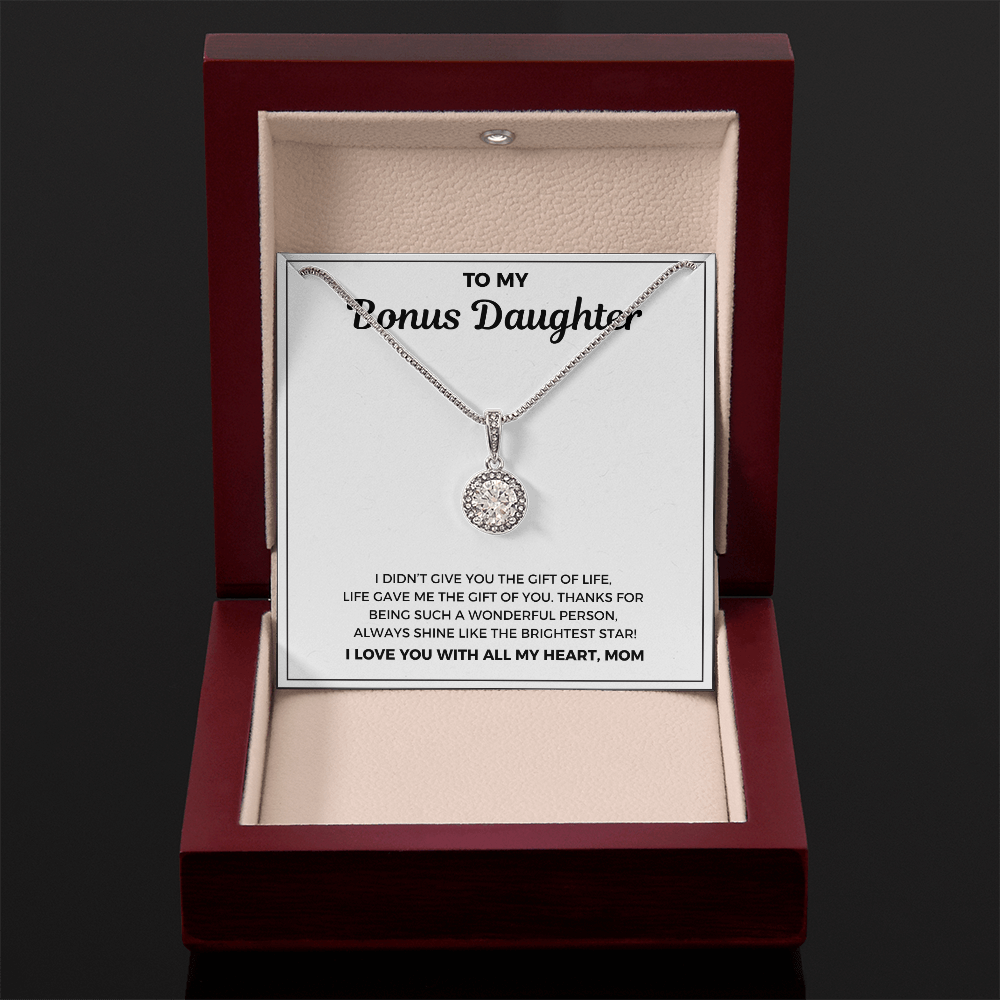 To My Bonus Daughter | Eternal Hope Necklace