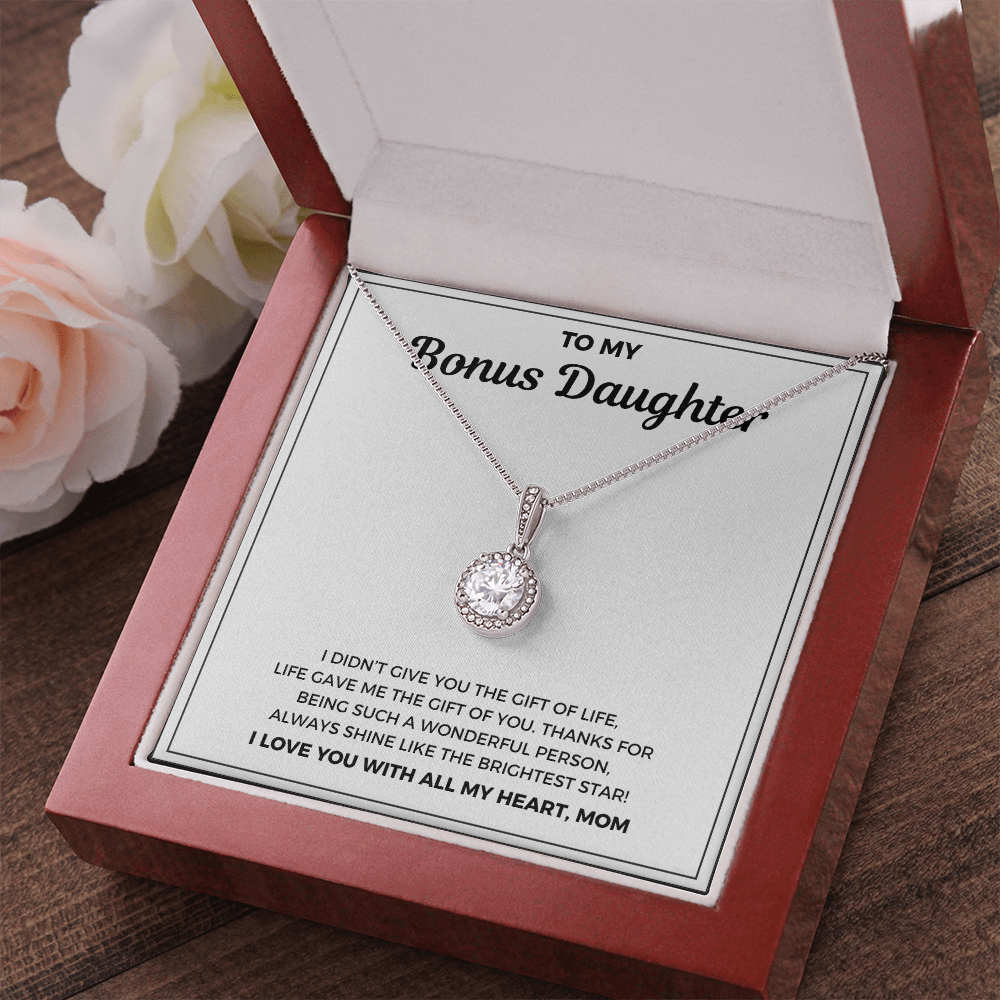 To My Bonus Daughter | Eternal Hope Necklace