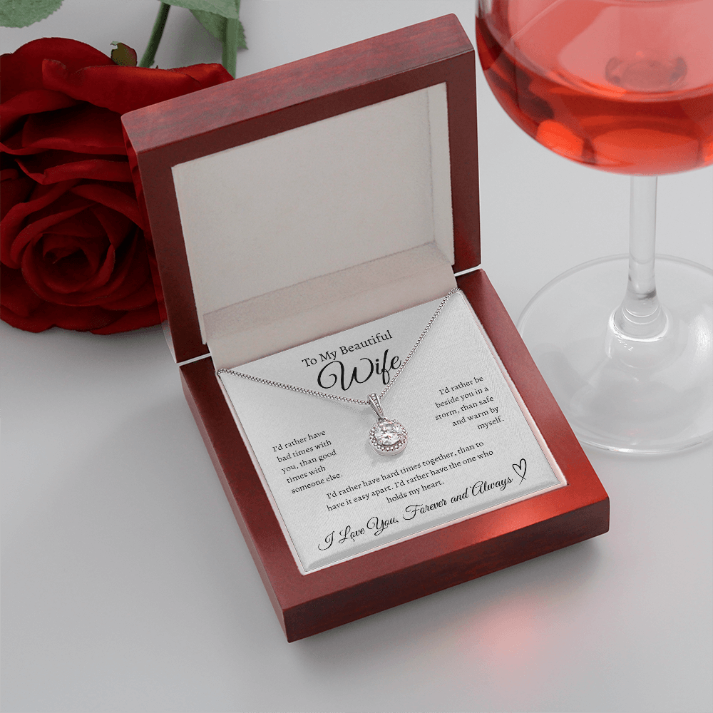 To My Beautiful Wife | Eternal Hope Necklace