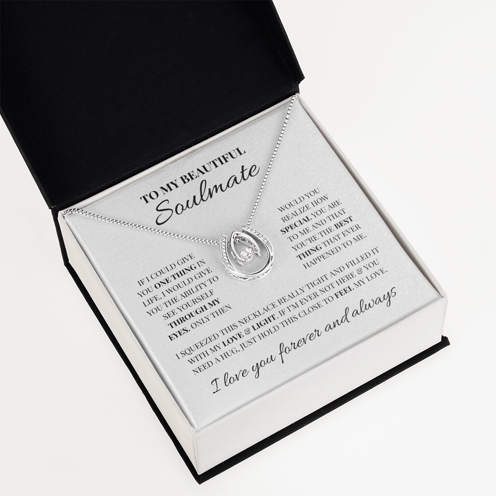 To My Beautiful Soulmate | Lucky in Love Necklace