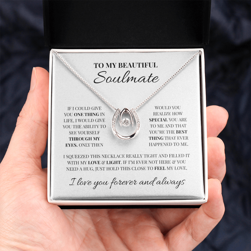 To My Beautiful Soulmate | Lucky in Love Necklace