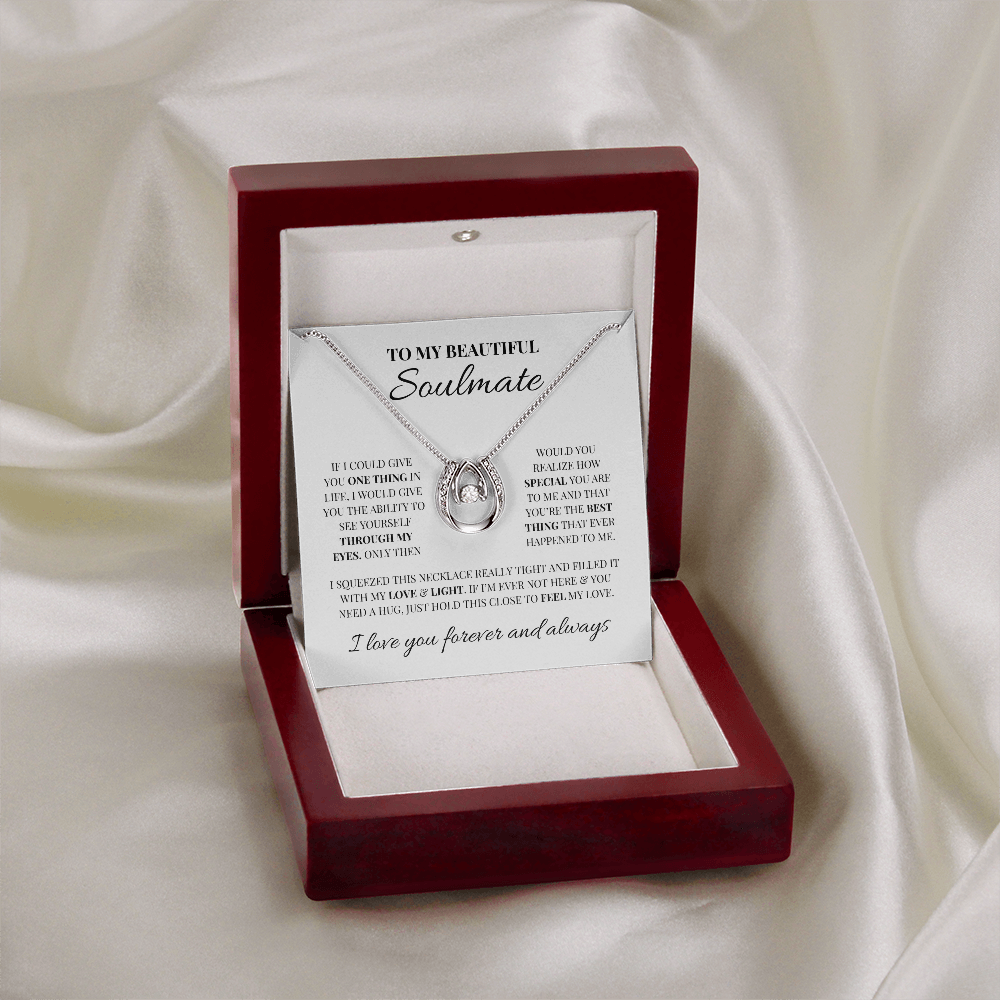 To My Beautiful Soulmate | Lucky in Love Necklace