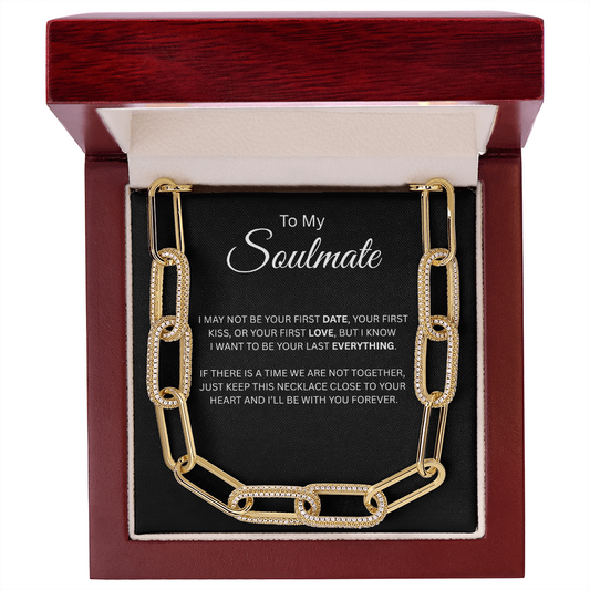 To My Soulmate SBC | Paperclip Chain Necklace