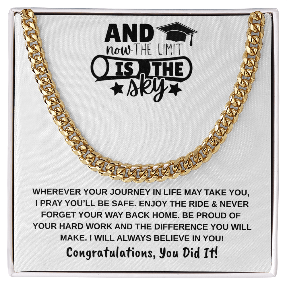 Limit is the Sky Graduation | Cuban Link Chain