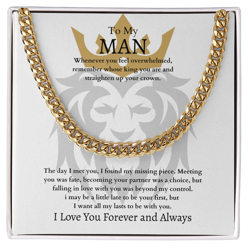 To My Man | Cuban Link Chain