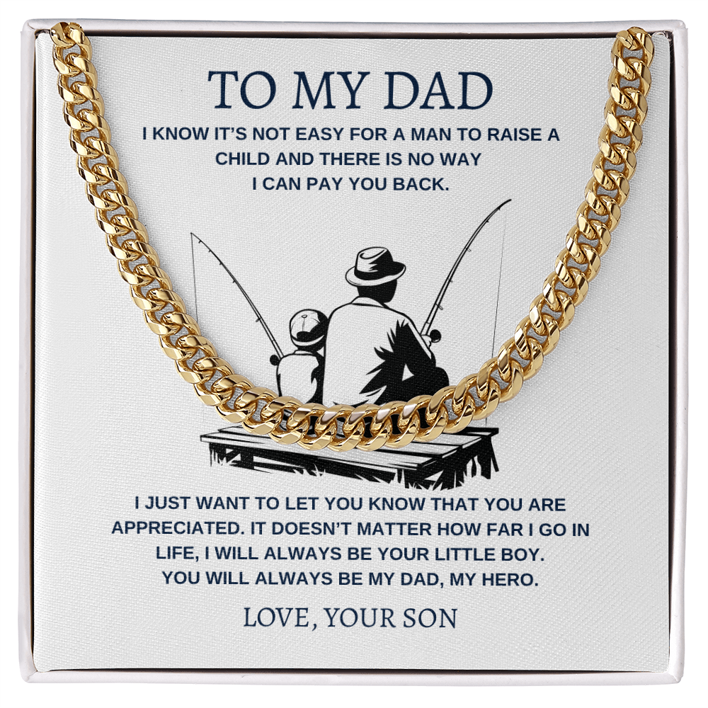 To My Dad | Cuban Link Chain
