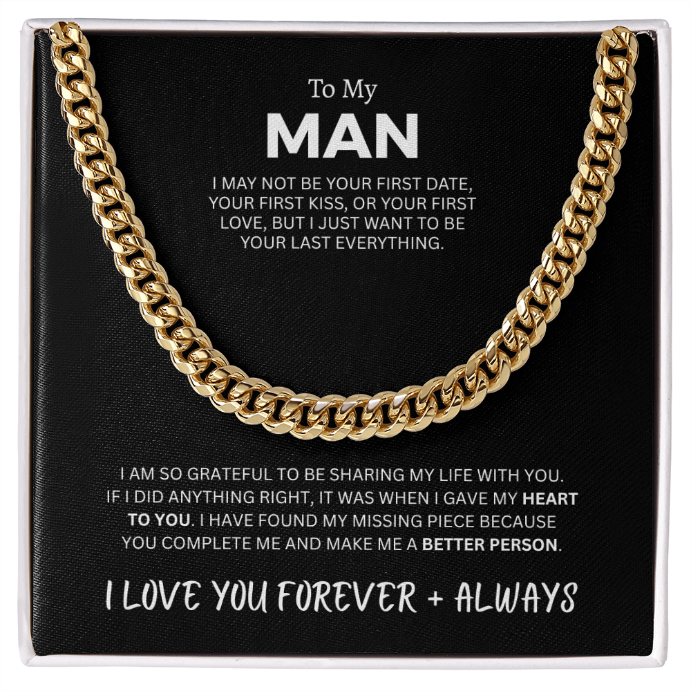 To My Man | Cuban Link Chain