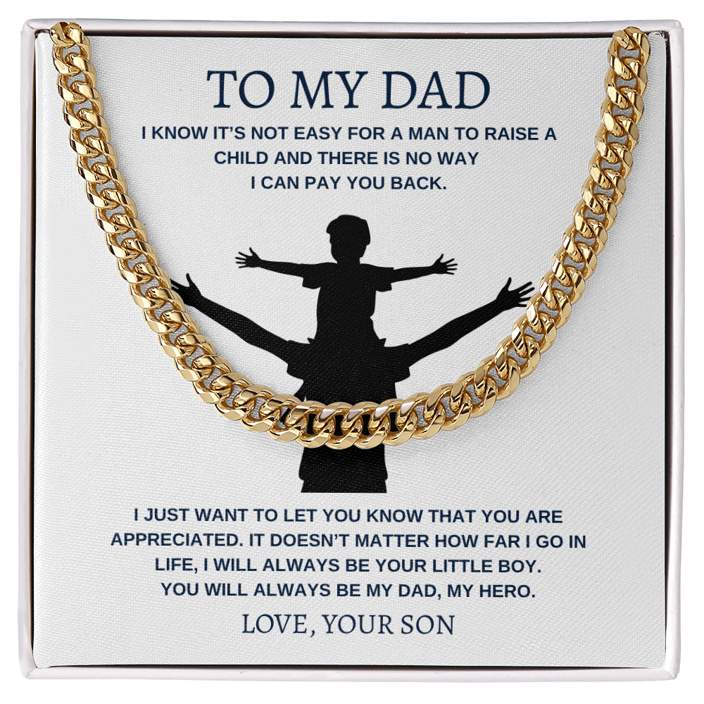 To My Dad | Cuban Link Chain
