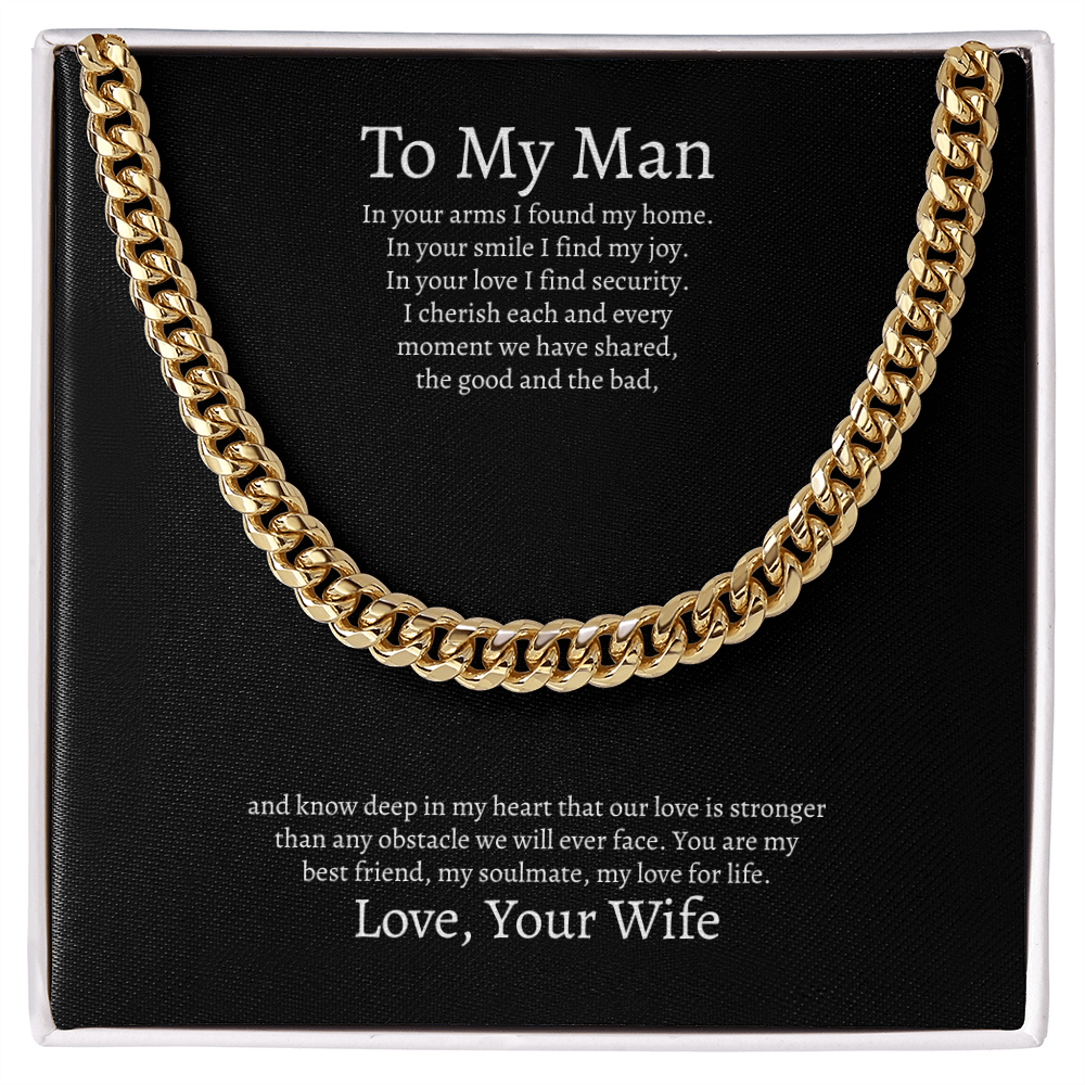To My Man | Cuban Link Chain