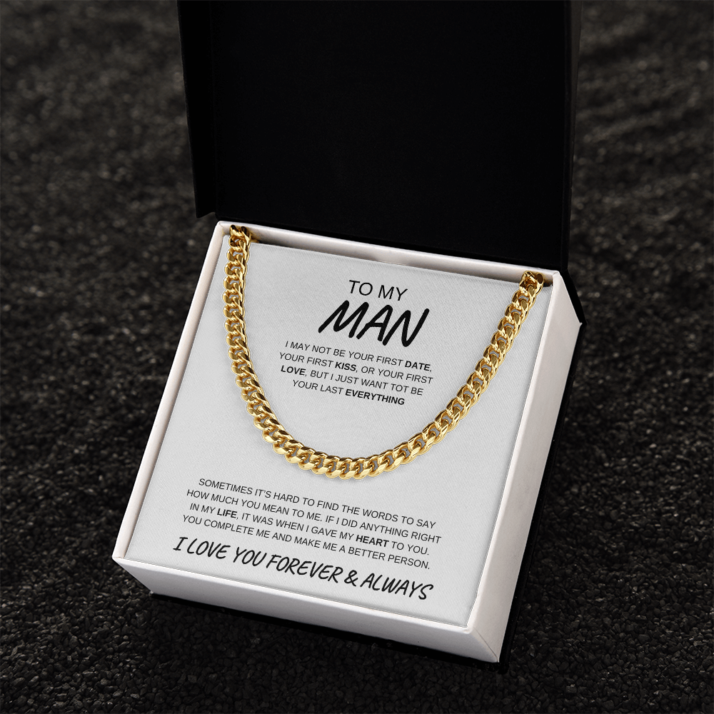 To My Man | Cuban Link Chain