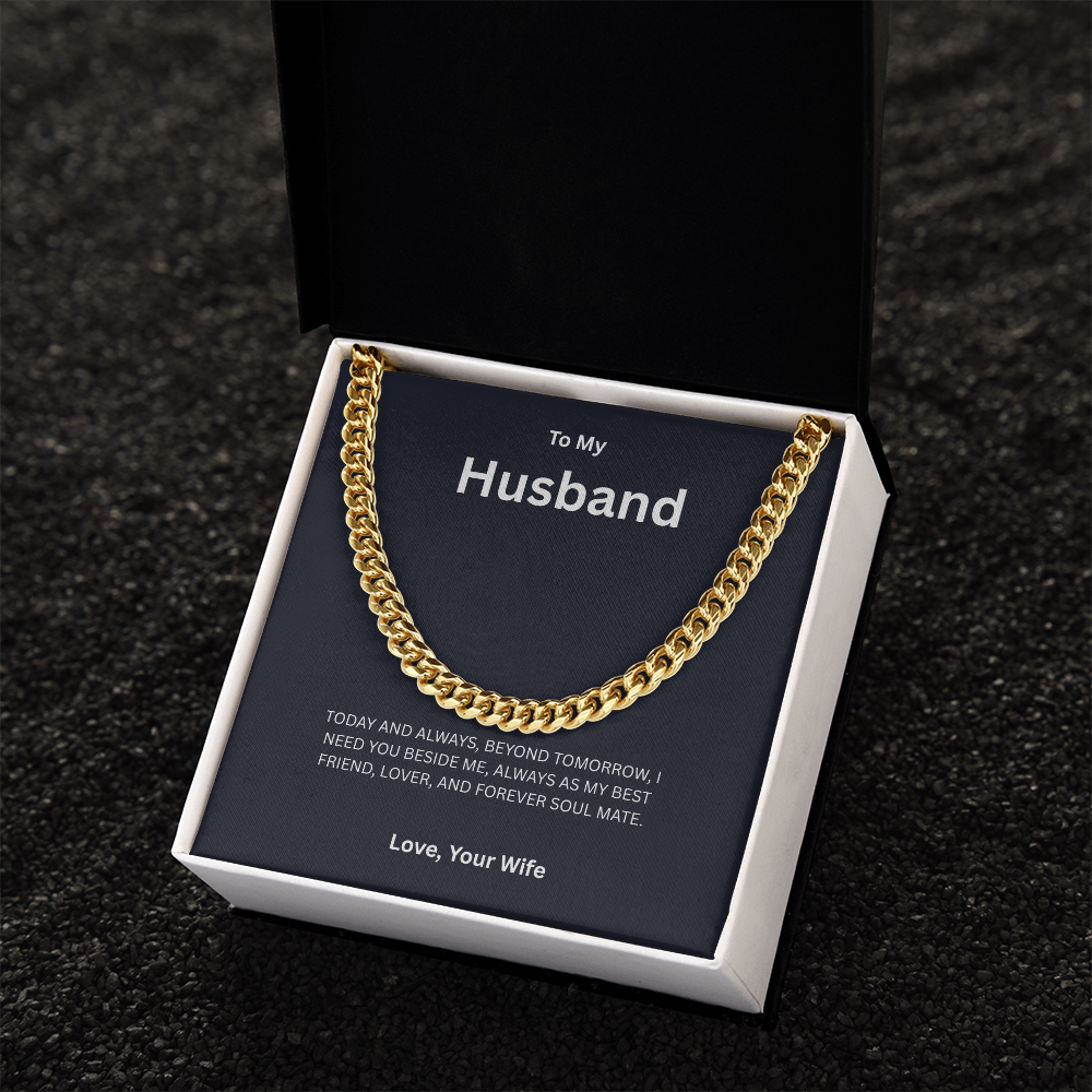 To My Husband | Cuban Link Chain