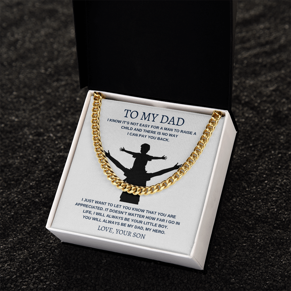 To My Dad | Cuban Link Chain