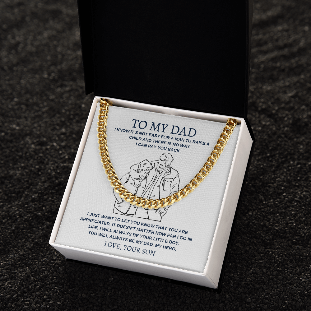 To My Dad | Cuban Link Chain