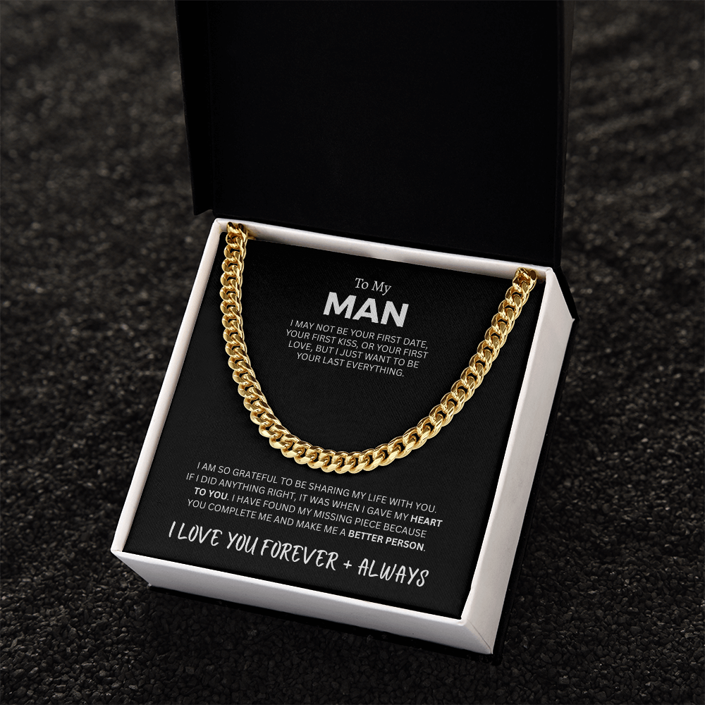 To My Man | Cuban Link Chain