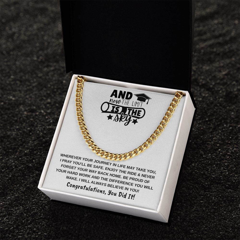 Limit is the Sky Graduation | Cuban Link Chain
