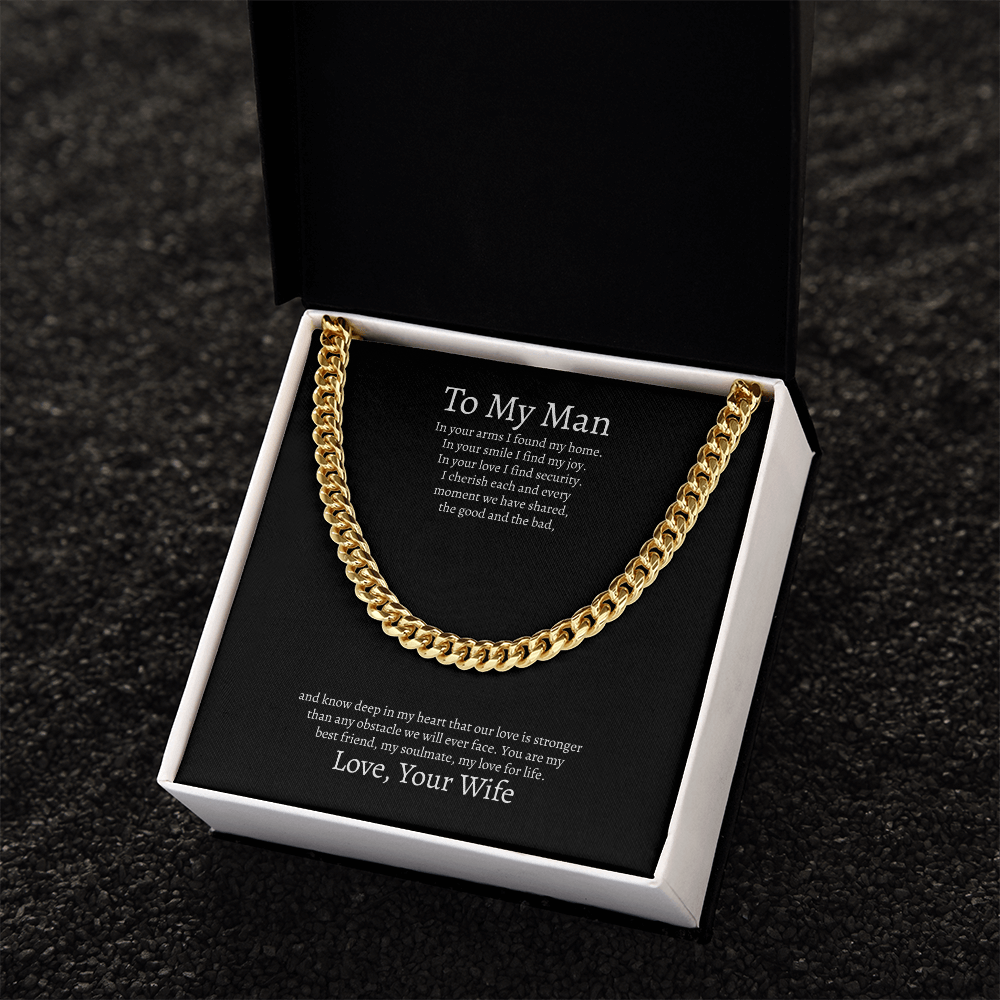 To My Man | Cuban Link Chain