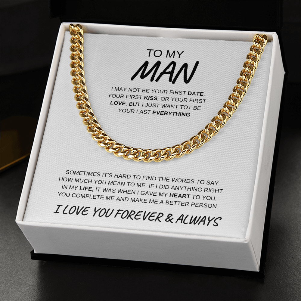 To My Man | Cuban Link Chain